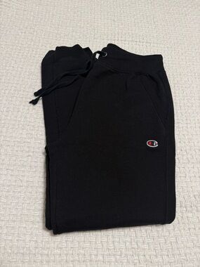 Champion black powerblend jogger sweatpants, women’s large.  Perfect condition